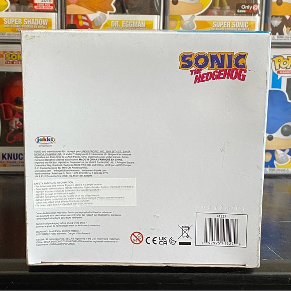 🌀Jakks Pacific, Sonic The Hedgehog Foot Tapping, Solar Powered - Picture 11 of 13